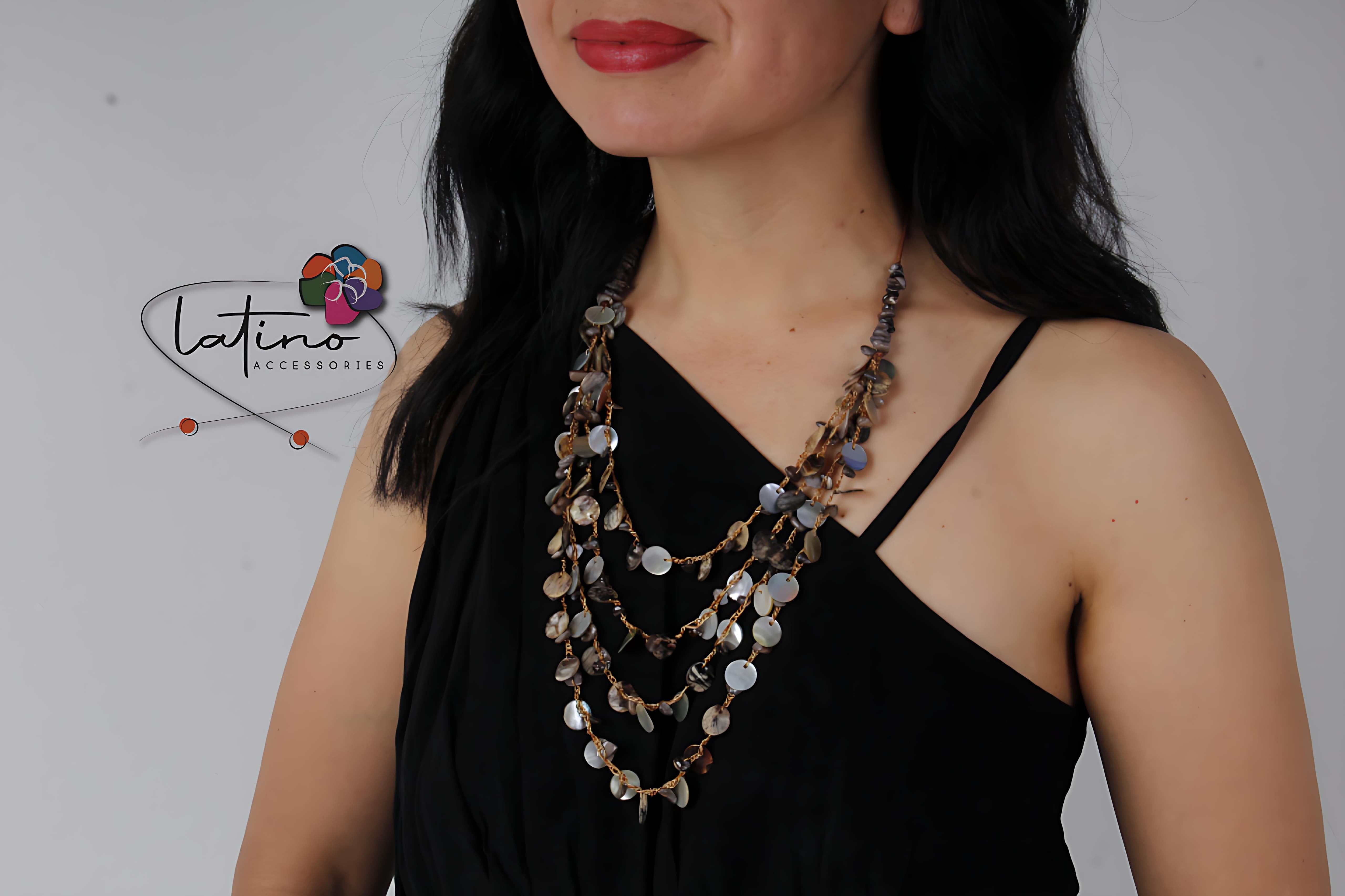 Mother of Pearl Necklace Set, Nacar Necklace